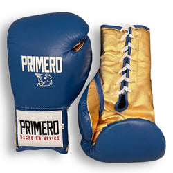 BLUE and Gold  PROFESSIONAL BOXING GLOVES