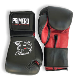 Black & Red Velcro Professional Training Gloves