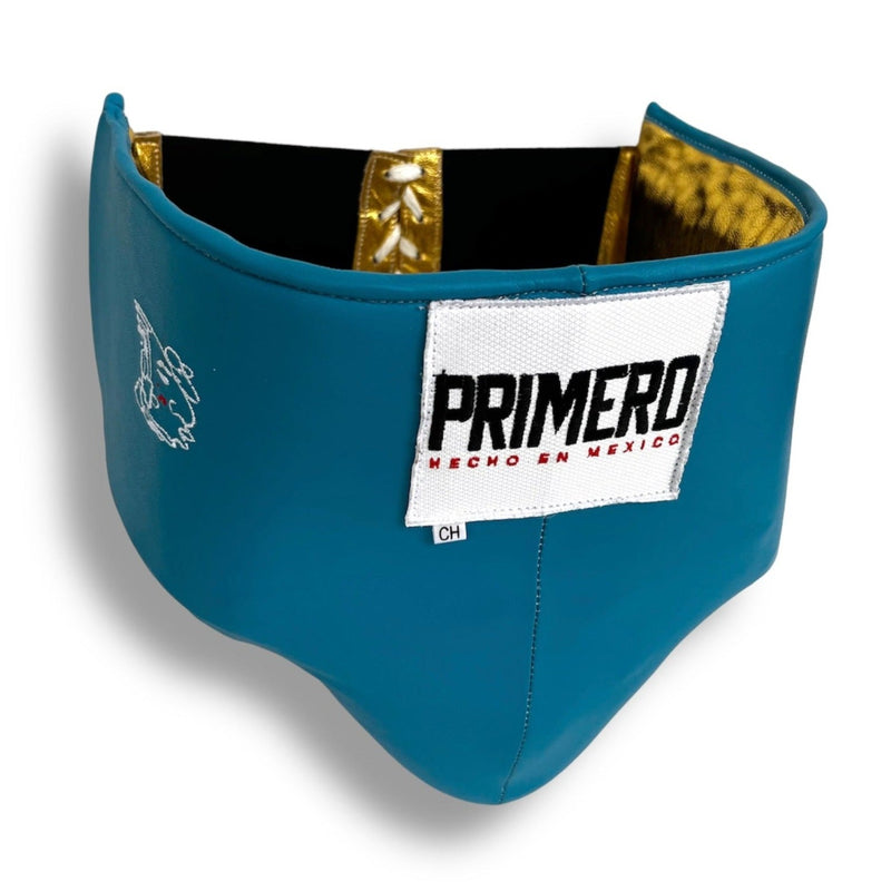 Turquoise & Gold Groin Protector – Primero Boxing