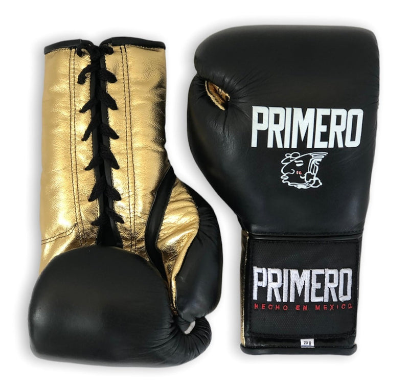 Black & Gold Professional Boxing Gloves