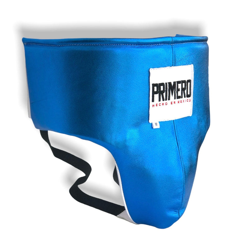 Boxer Kidney Protection Medium Blue Metallic Groin and Kidney Protector – Primero Boxing