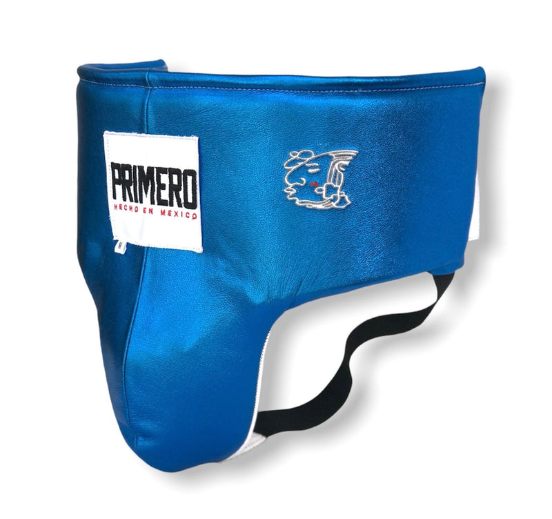 Boxer Kidney Protection Medium Blue Metallic Groin and Kidney Protector – Primero Boxing